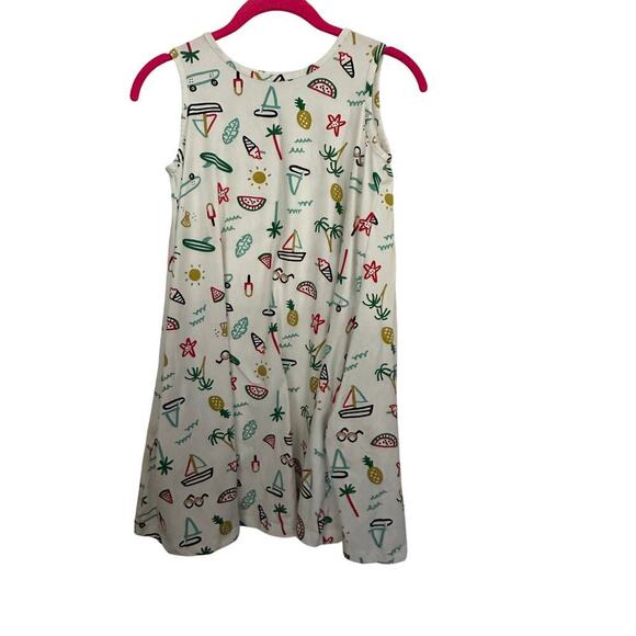 Hanna Andersson Girls Sleeveless Pocket Tank Dress Size 10 - Picture 3 of 7